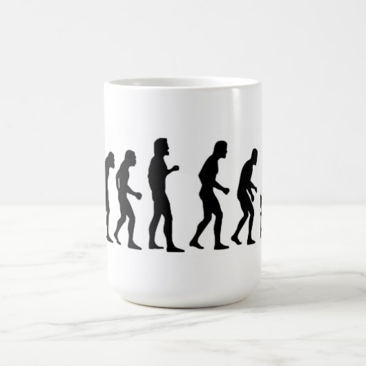 Computer-Evolution Kaffeetasse (Mittel)