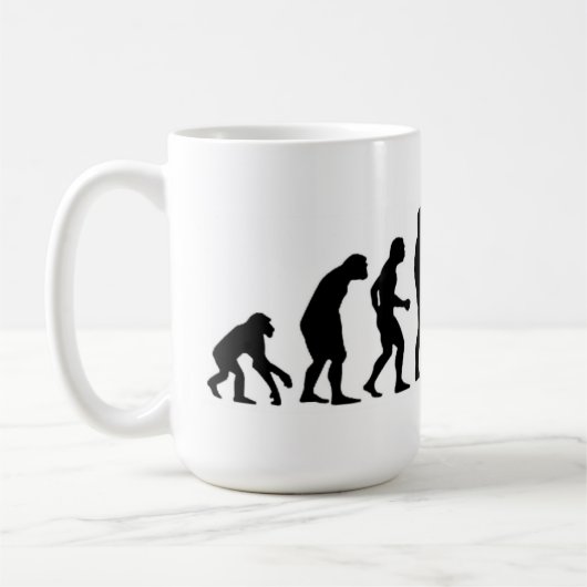 Computer-Evolution Kaffeetasse (Links)