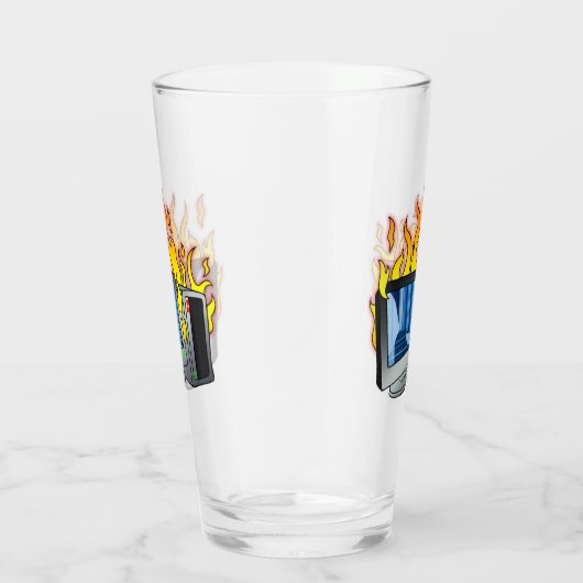 Computer-Feuerglas-Cup Glas (Rechts)