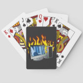 Computer-Feuerlöschkarten Spielkarten (Rückseite)