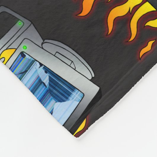 Computer-Feuerschutzgitter, alle Größen Fleecedecke (Ecke)