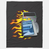 Computer-Feuerschutzgitter, alle Größen Fleecedecke (Vorderseite)