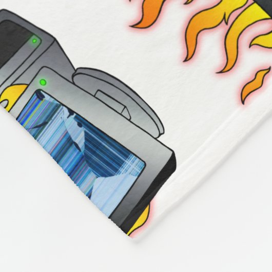 Computer-Feuerschutzgitter, alle Größen Fleecedecke (Ecke)