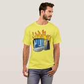 Computer Fire Men's Basic-T - Shirt (Vorne ganz)