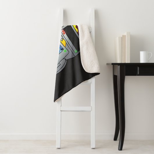 Computer Fire Sherpa Blanket Sherpadecke (Beispiel)