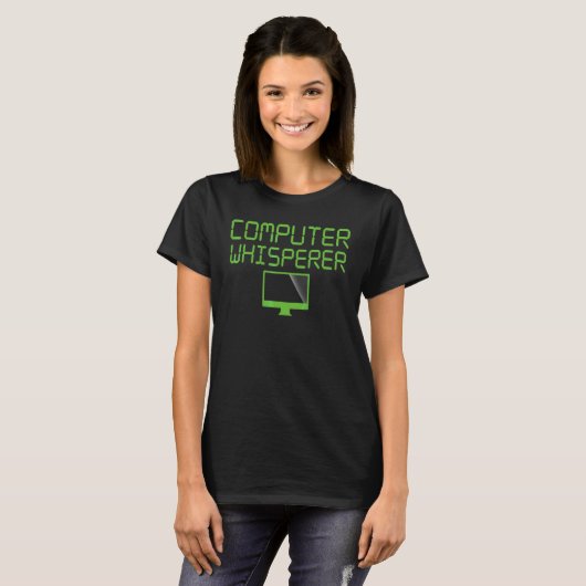 Computer-Flüsterer IT-Geeks Nerds IT-Support Tec T-Shirt (Vorne ganz)