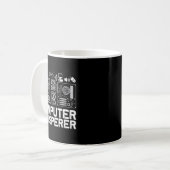 Computer-Flüsterer-Shirt Tech-Support-Nerds Geek Kaffeetasse (Vorderseite Links)
