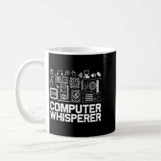 Computer-Flüsterer-Shirt Tech-Support-Nerds Geek Kaffeetasse