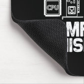 Computer-Flüsterer-Shirt Tech-Support-Nerds Geek Mousepad (Ecke)