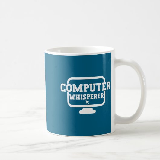 Computer-Flüsterer Tech-Support-Nerds Geek Lustig Kaffeetasse (Rechts)