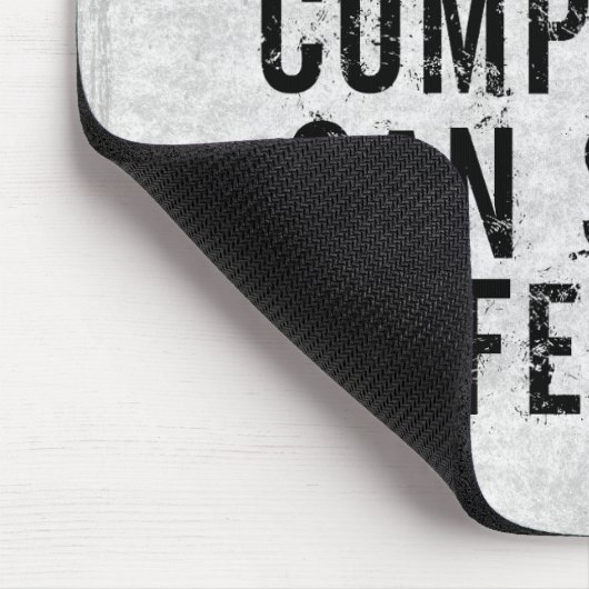 Computer-Furcht Mousepad (Ecke)