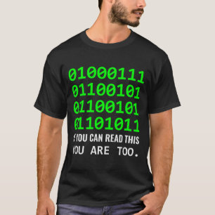 Computer-Geek Binärcode Software-Entwickler  T-Shirt