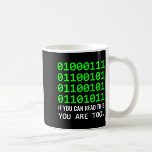 Computer-Geek Binärcode Softwareentwickler  Kaffeetasse