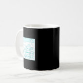 Computer-Geek Essen Schlaf Skateboarding Wiederhol Kaffeetasse (Vorderseite Links)