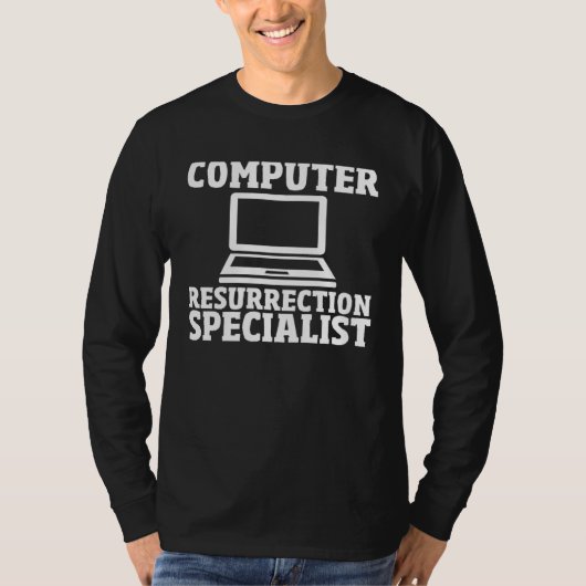 Computer Geek IT Engineer Tech Computer Repair T-Shirt (Vorderseite)