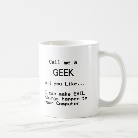 Computer Geek Kaffeetasse (Rechts)
