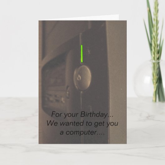 Computer Geek Karte (Vorderseite)