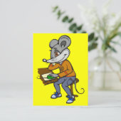 Computer Geek Mouse Postkarte (Stehend Vorderseite)