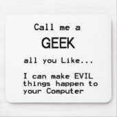 Computer Geek Mousepad (Vorne)