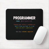Computer Geek Nerd Gift Funny Programmer Mousepad (Mit Mouse)