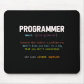 Computer Geek Nerd Gift Funny Programmer Mousepad (Vorne)