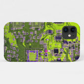 Computer-Geek-Schalttafel - nebelgelb Case-Mate iPhone Hülle (Rückseite (Horizontal))
