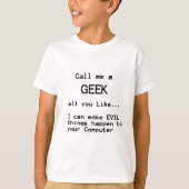 Computer Geek T-Shirt (Vorderseite)