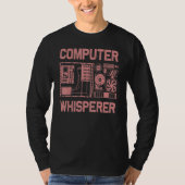 Computer Geek Tech Nerd Männer Frauen Coole Unters T-Shirt (Vorderseite)