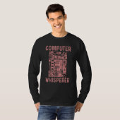 Computer Geek Tech Nerd Männer Frauen Coole Unters T-Shirt (Vorne ganz)