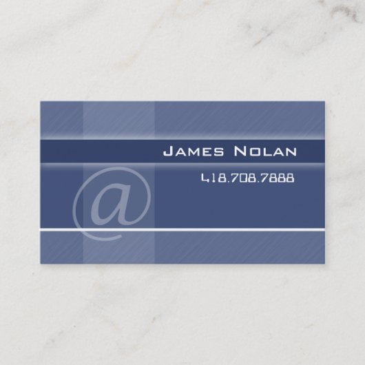 Computer-Geschäfts-Karten-blauer abstrakter Winkel Visitenkarte (Vorderseite)
