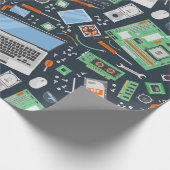 Computer Geschenkpapier (Ecke)