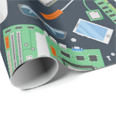 Computer Geschenkpapier (Rolleneckpunkt)