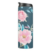 Computer gezeichnet schöne Blume Illustration flos Thermosbecher (Nach rechts gedreht)