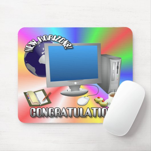 COMPUTER-GLÜCKWUNSCH ~ Mousepad (Mit Mouse)