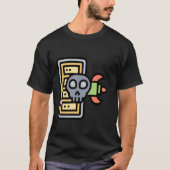 Computer Hacker Cyber Security Beruflich DDOS T-Shirt (Vorderseite)