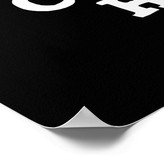 Computer Hacker Funny Technology Pub Dark BG Poster (Ecke)