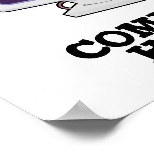 Computer Hacker Funny Technology Pub Poster (Ecke)