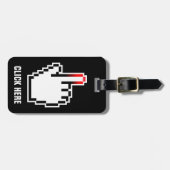 Computer-Handikone des Gepäckanhänger (Vorderseite horizontal)