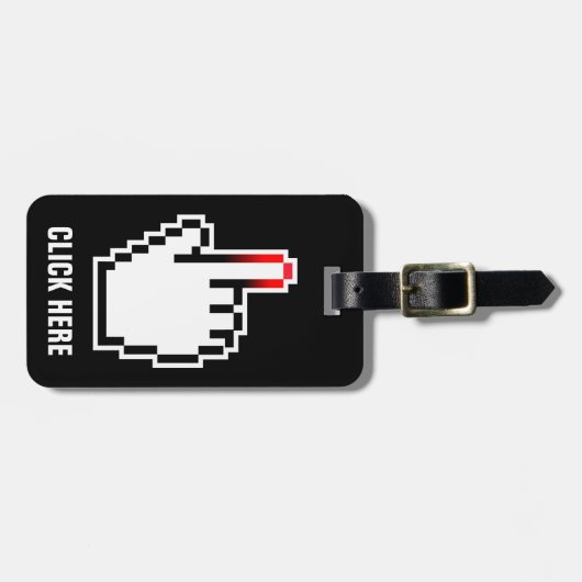 Computer-Handikone des Gepäckanhänger (Vorderseite horizontal)