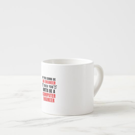 COMPUTER HARDWARE ENGINEER ESPRESSOTASSE (Vorderseite Rechts)