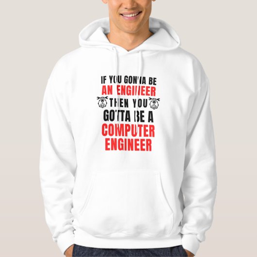 COMPUTER HARDWARE ENGINEER HOODIE (Vorderseite)