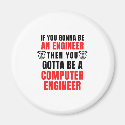 COMPUTER HARDWARE ENGINEER MAGNET (Vorne)