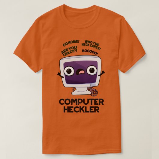Computer Heckler Funny Hacker Pub 1 T-Shirt (Design vorne)
