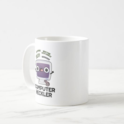Computer Heckler Funny Hacker Pub Kaffeetasse (Vorderseite Links)