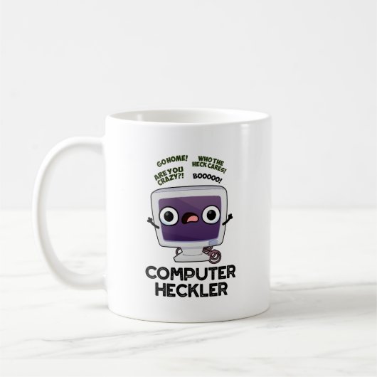 Computer Heckler Funny Hacker Pub Kaffeetasse (Links)