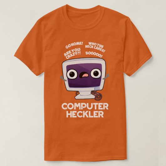 Computer Heckler Funny Hacker Pub T-Shirt (Design vorne)