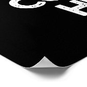 Computer Heckler Funny Hacker Pun Dark BG Poster (Ecke)