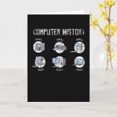 Computer History Computer Scientist Hacker It Karte (Gelbe Blume)