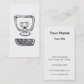 Computer-Hund - frische Tinte des Spaßes, die neue Visitenkarte (Vorne/Hinten)