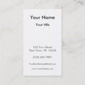 Computer-Hund - frische Tinte des Spaßes, die neue Visitenkarte (Rückseite)